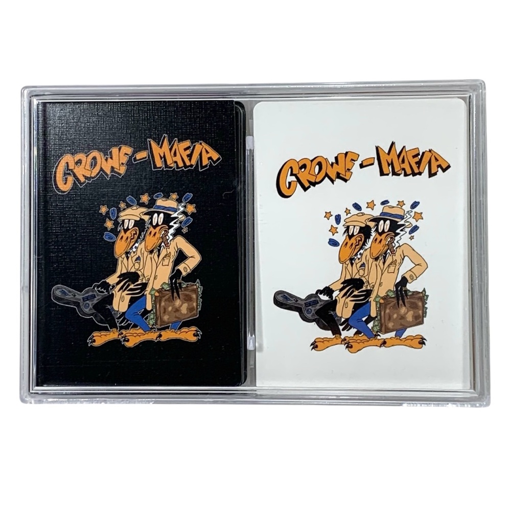 The Black Crowes Crowe Mafia Playing Cards Set of 2 NWOT Super Rare Collectible